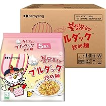 SAMYANG カルボブルダック炒め麺 130g×40 Amazon.co.jp特価☆カルボブルダック炒め麺130gx10個☆ ブルダック炒め